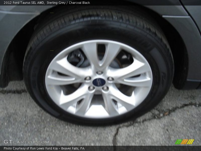 Sterling Grey / Charcoal Black 2012 Ford Taurus SEL AWD