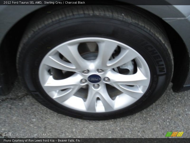 Sterling Grey / Charcoal Black 2012 Ford Taurus SEL AWD