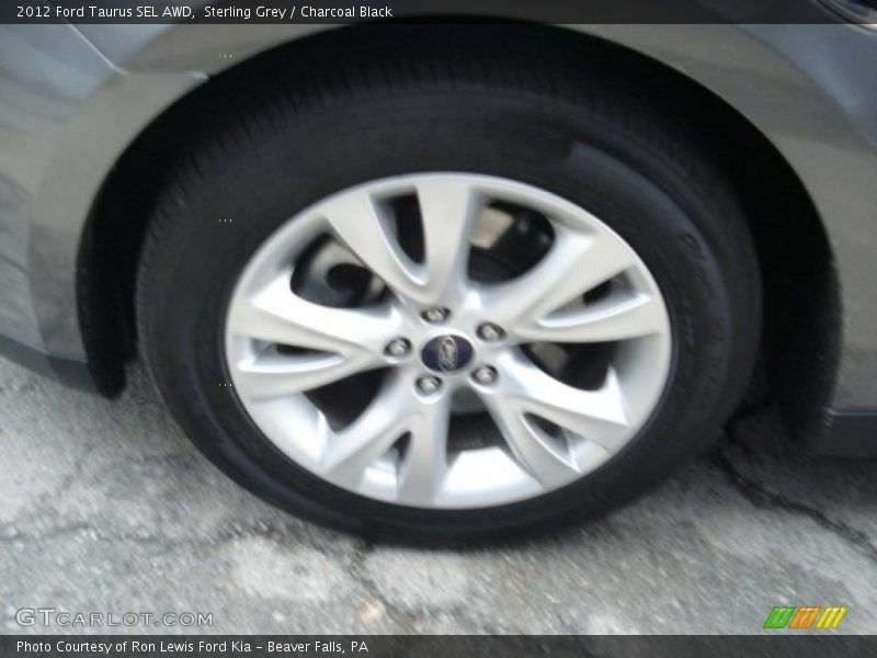 Sterling Grey / Charcoal Black 2012 Ford Taurus SEL AWD
