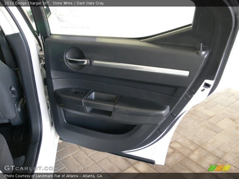 Stone White / Dark Slate Gray 2010 Dodge Charger SXT