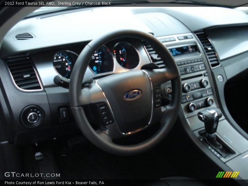 Sterling Grey / Charcoal Black 2012 Ford Taurus SEL AWD
