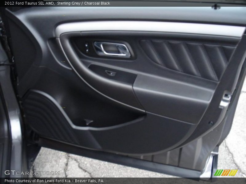 Sterling Grey / Charcoal Black 2012 Ford Taurus SEL AWD