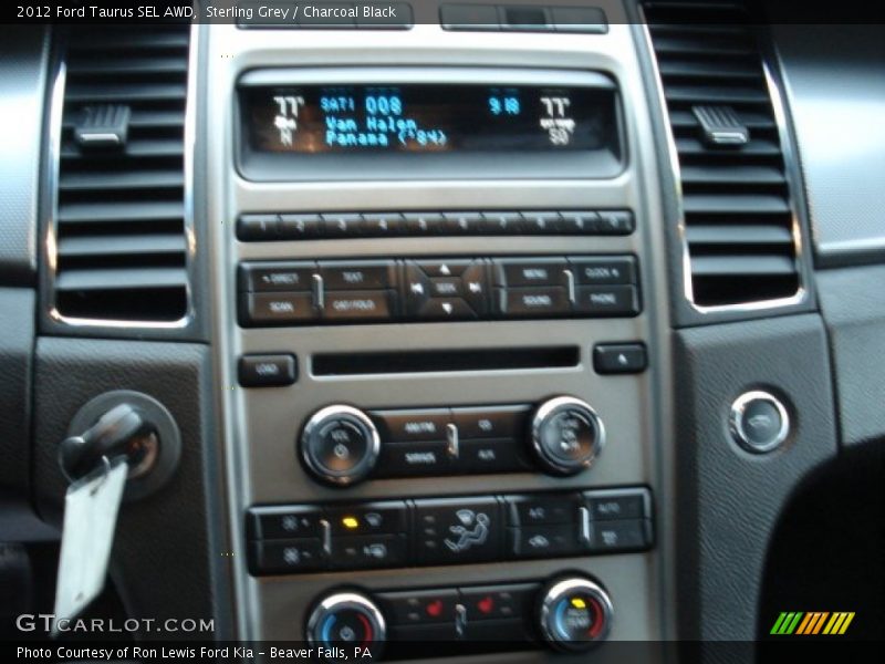 Sterling Grey / Charcoal Black 2012 Ford Taurus SEL AWD