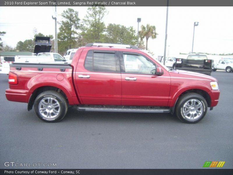  2010 Explorer Sport Trac Limited Sangria Red Metallic