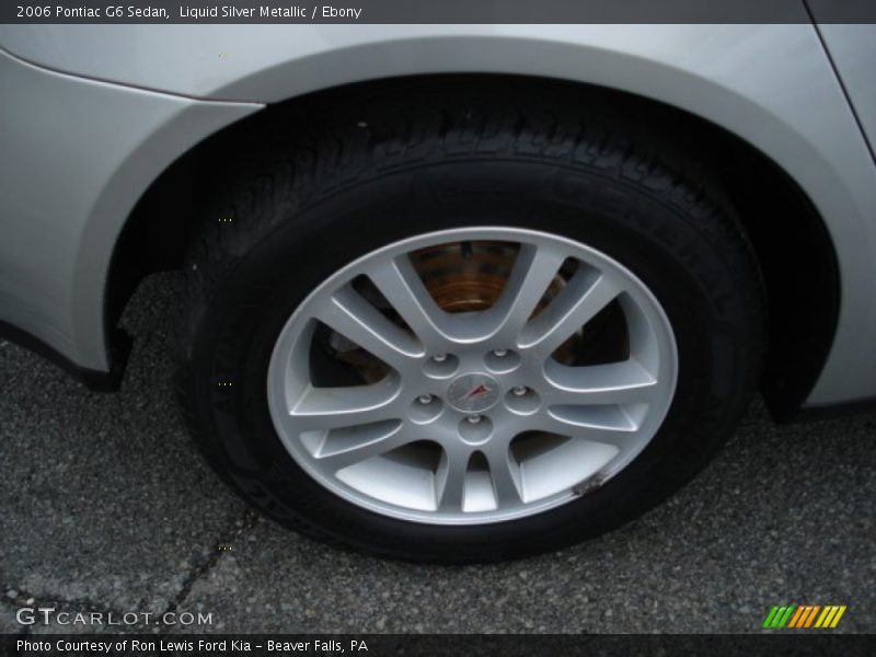 Liquid Silver Metallic / Ebony 2006 Pontiac G6 Sedan