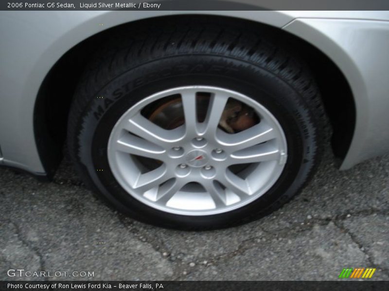Liquid Silver Metallic / Ebony 2006 Pontiac G6 Sedan