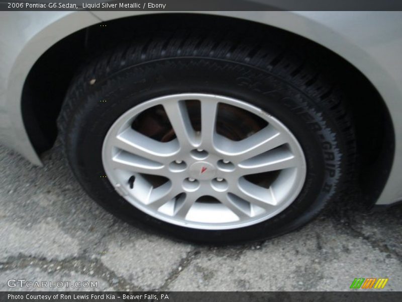 Liquid Silver Metallic / Ebony 2006 Pontiac G6 Sedan