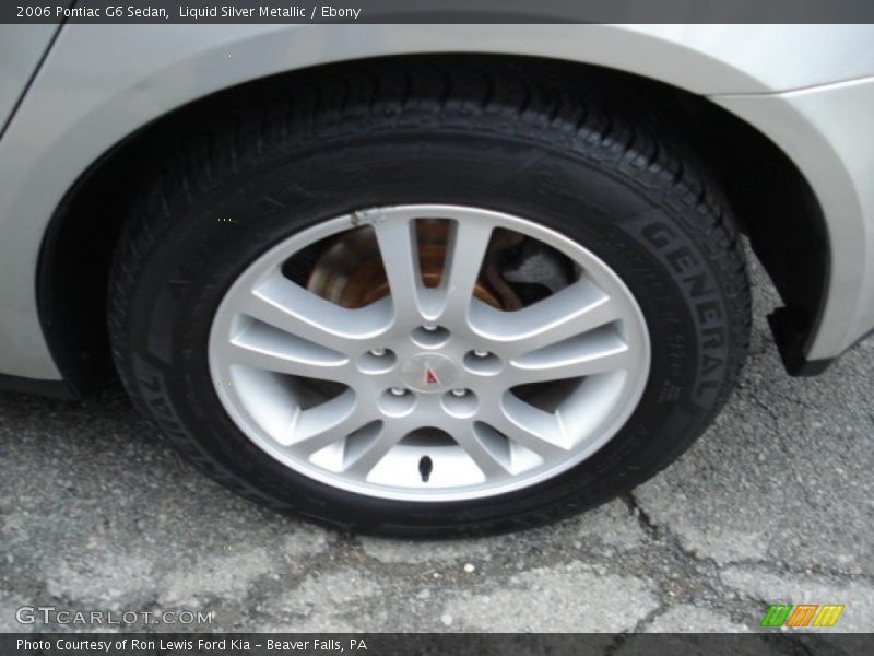 Liquid Silver Metallic / Ebony 2006 Pontiac G6 Sedan