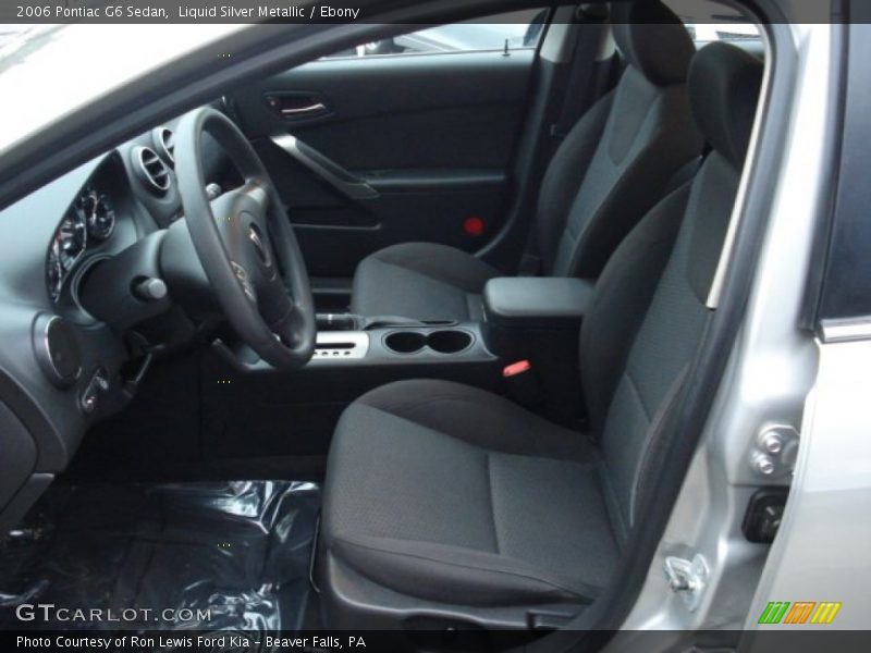 Liquid Silver Metallic / Ebony 2006 Pontiac G6 Sedan
