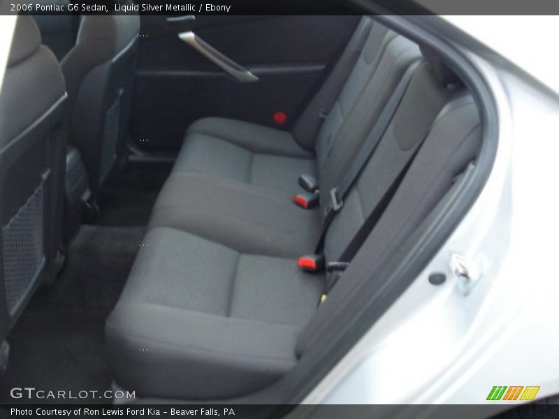 Liquid Silver Metallic / Ebony 2006 Pontiac G6 Sedan