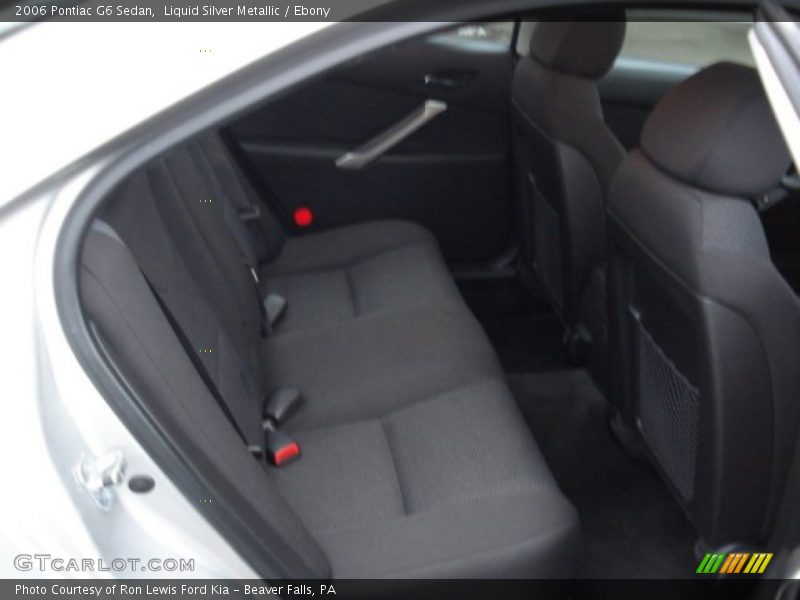 Liquid Silver Metallic / Ebony 2006 Pontiac G6 Sedan