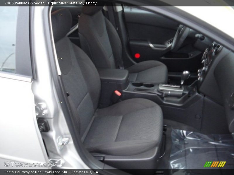 Liquid Silver Metallic / Ebony 2006 Pontiac G6 Sedan