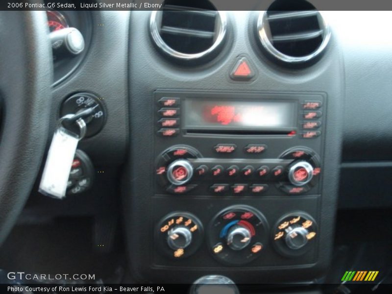 Liquid Silver Metallic / Ebony 2006 Pontiac G6 Sedan