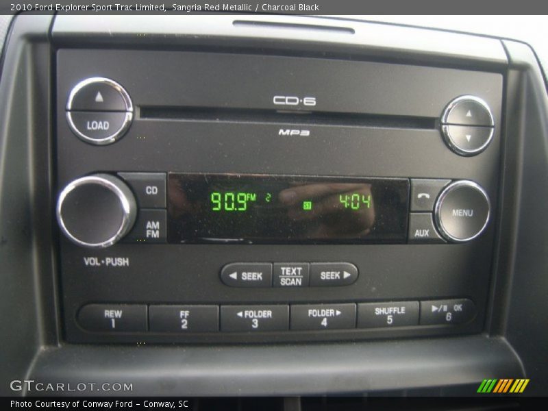 Audio System of 2010 Explorer Sport Trac Limited