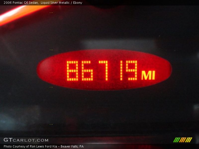 Liquid Silver Metallic / Ebony 2006 Pontiac G6 Sedan