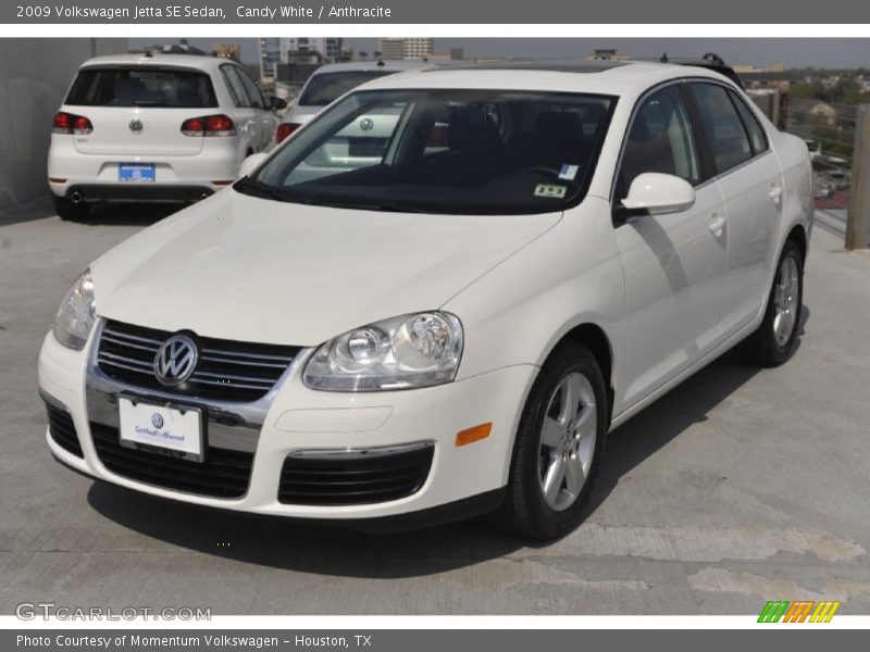 Candy White / Anthracite 2009 Volkswagen Jetta SE Sedan