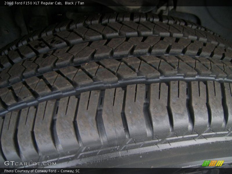 Black / Tan 2008 Ford F150 XLT Regular Cab