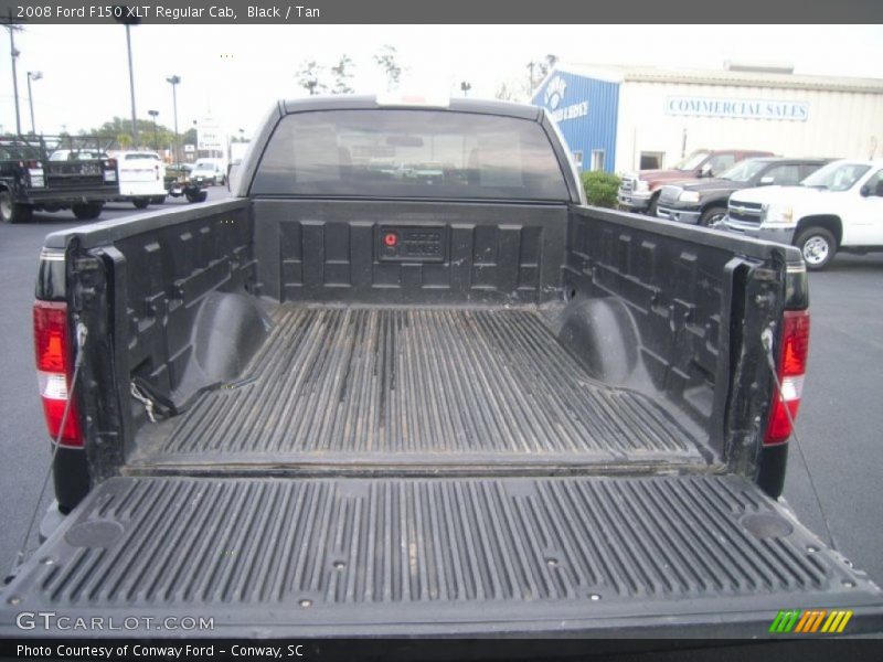 Black / Tan 2008 Ford F150 XLT Regular Cab