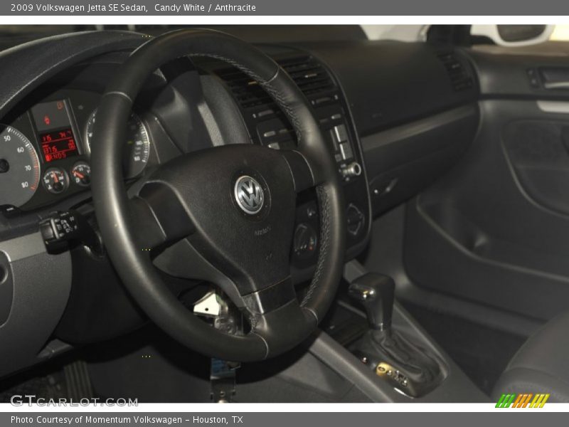 Candy White / Anthracite 2009 Volkswagen Jetta SE Sedan