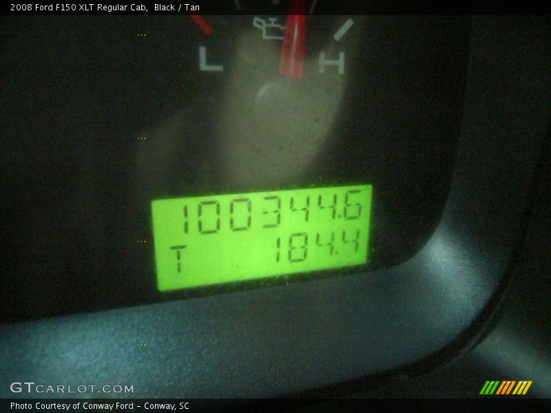 Black / Tan 2008 Ford F150 XLT Regular Cab