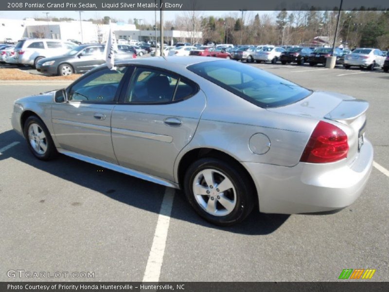 Liquid Silver Metallic / Ebony 2008 Pontiac Grand Prix Sedan