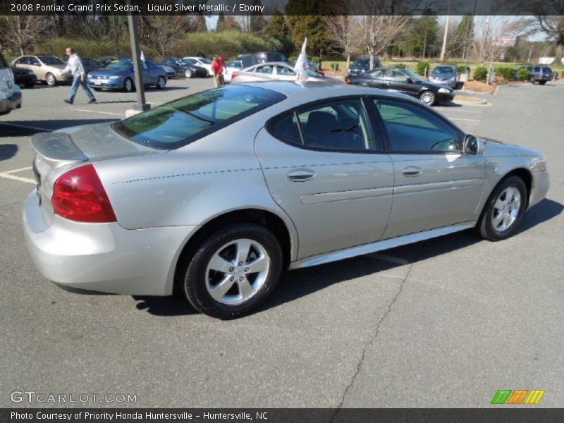 Liquid Silver Metallic / Ebony 2008 Pontiac Grand Prix Sedan