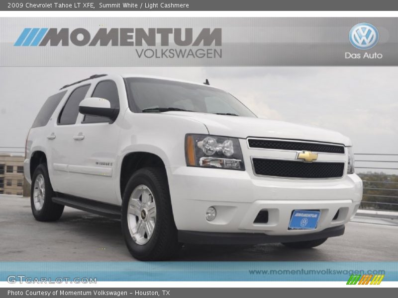 Summit White / Light Cashmere 2009 Chevrolet Tahoe LT XFE