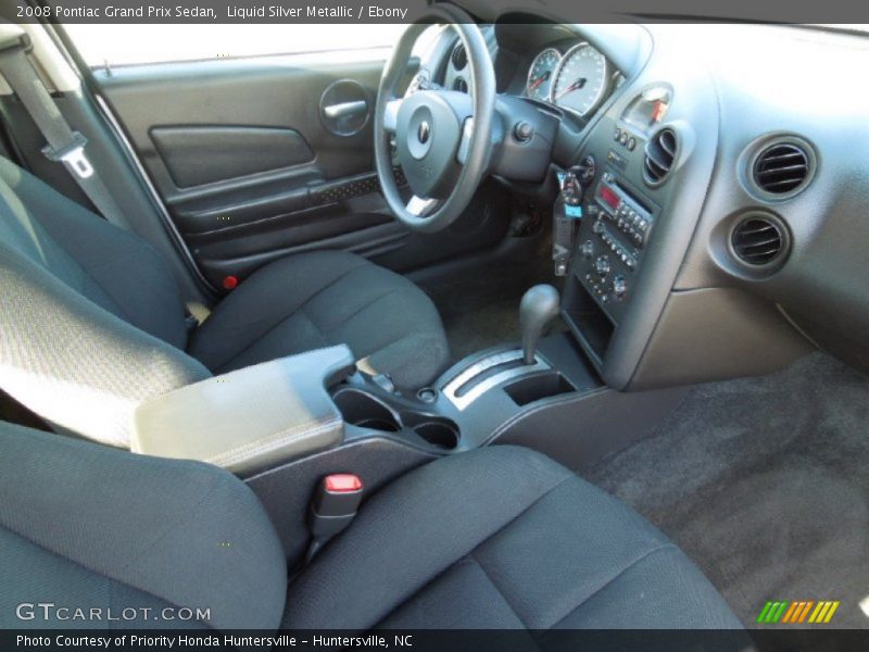 Liquid Silver Metallic / Ebony 2008 Pontiac Grand Prix Sedan