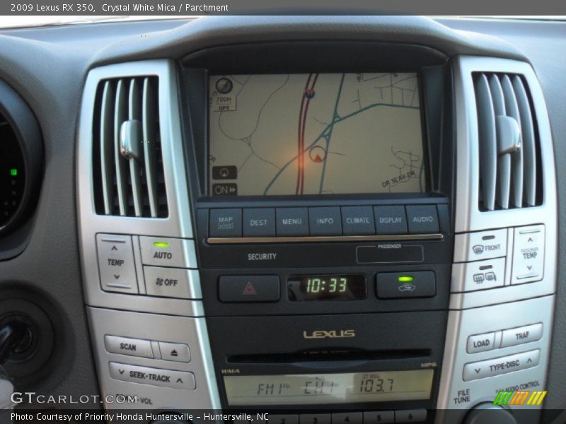 Crystal White Mica / Parchment 2009 Lexus RX 350