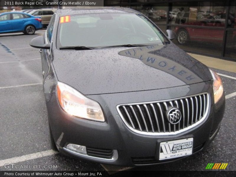 Granite Gray Metallic / Ebony 2011 Buick Regal CXL