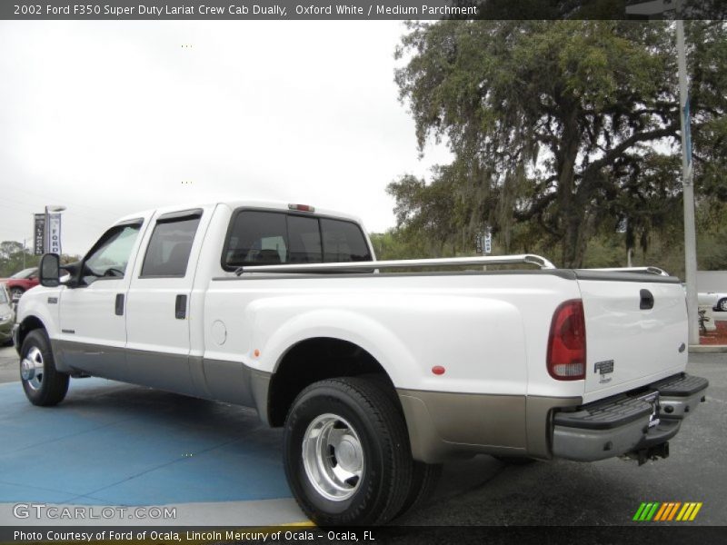 Oxford White / Medium Parchment 2002 Ford F350 Super Duty Lariat Crew Cab Dually