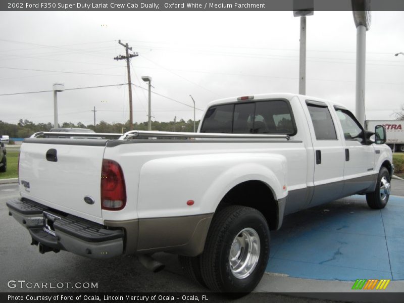 Oxford White / Medium Parchment 2002 Ford F350 Super Duty Lariat Crew Cab Dually