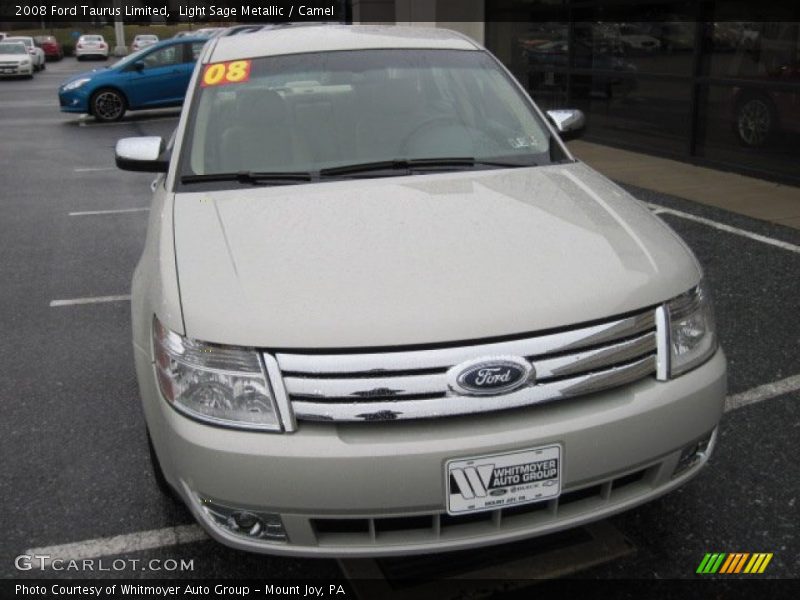 Light Sage Metallic / Camel 2008 Ford Taurus Limited