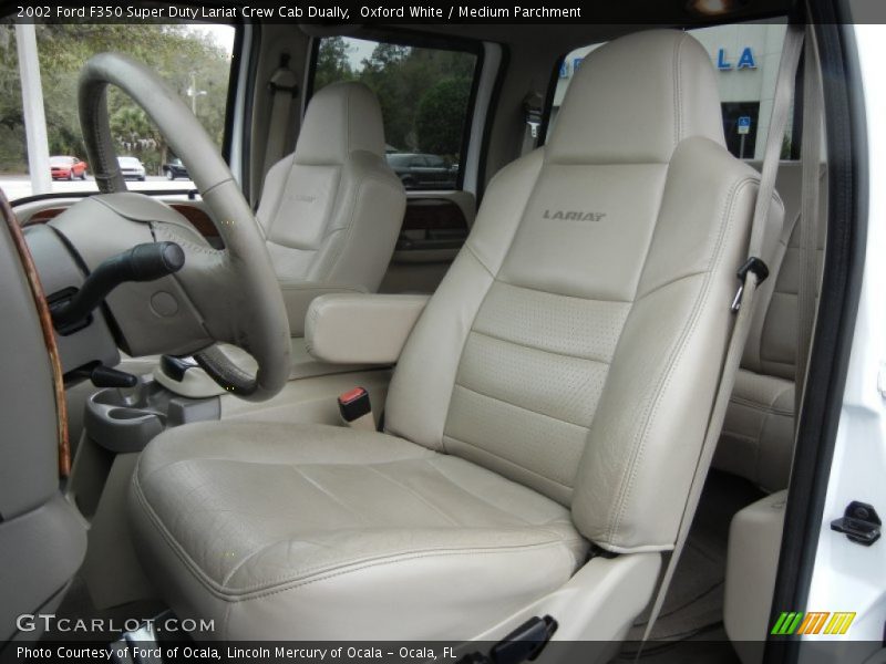 Front Seat of 2002 F350 Super Duty Lariat Crew Cab Dually