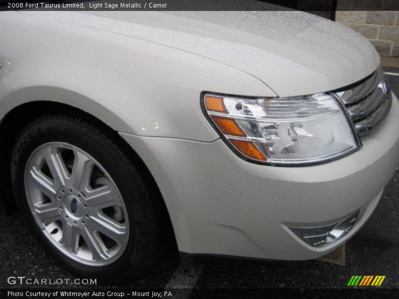 Light Sage Metallic / Camel 2008 Ford Taurus Limited