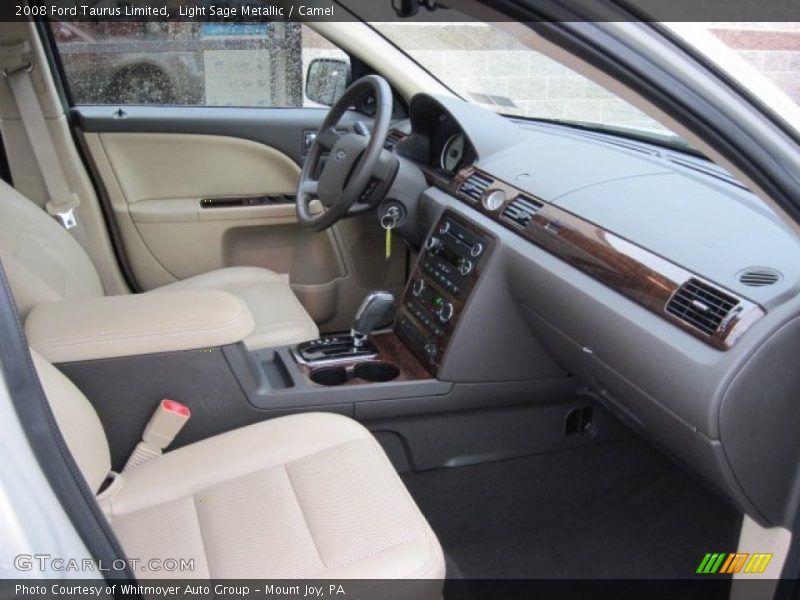 Light Sage Metallic / Camel 2008 Ford Taurus Limited