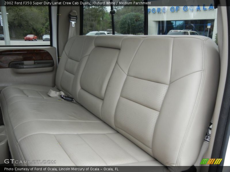 Rear Seat of 2002 F350 Super Duty Lariat Crew Cab Dually