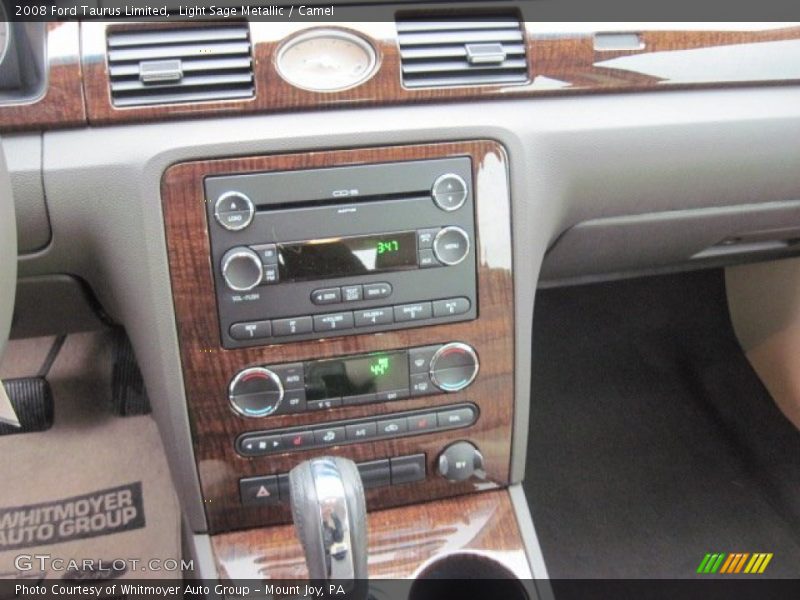 Light Sage Metallic / Camel 2008 Ford Taurus Limited