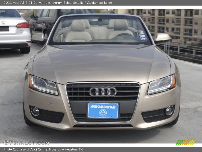 Aurum Beige Metallic / Cardamom Beige 2011 Audi A5 2.0T Convertible