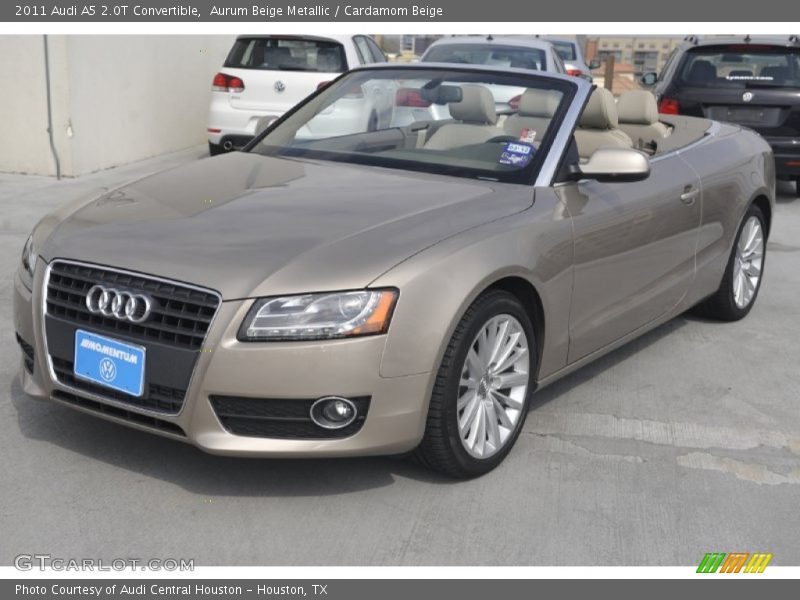 Aurum Beige Metallic / Cardamom Beige 2011 Audi A5 2.0T Convertible