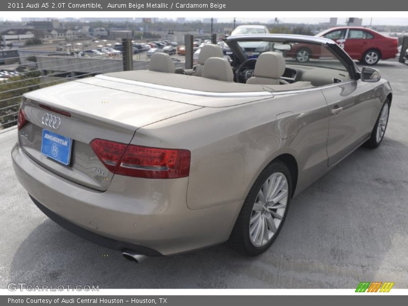 Aurum Beige Metallic / Cardamom Beige 2011 Audi A5 2.0T Convertible