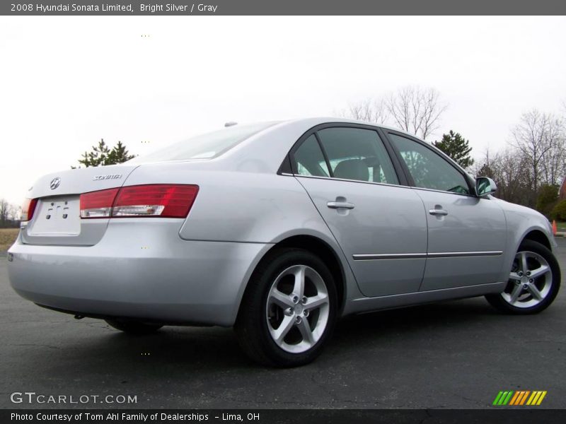 Bright Silver / Gray 2008 Hyundai Sonata Limited