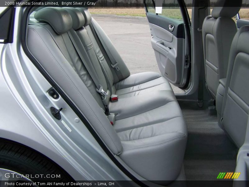 Bright Silver / Gray 2008 Hyundai Sonata Limited