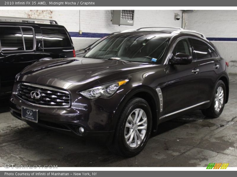 Midnight Mocha / Graphite 2010 Infiniti FX 35 AWD