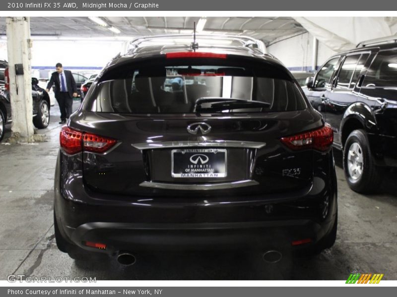 Midnight Mocha / Graphite 2010 Infiniti FX 35 AWD