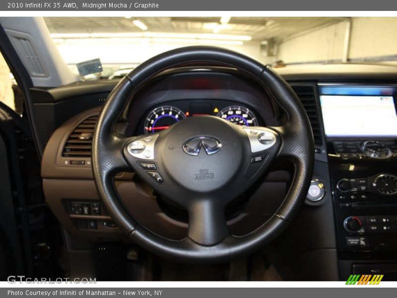 Midnight Mocha / Graphite 2010 Infiniti FX 35 AWD