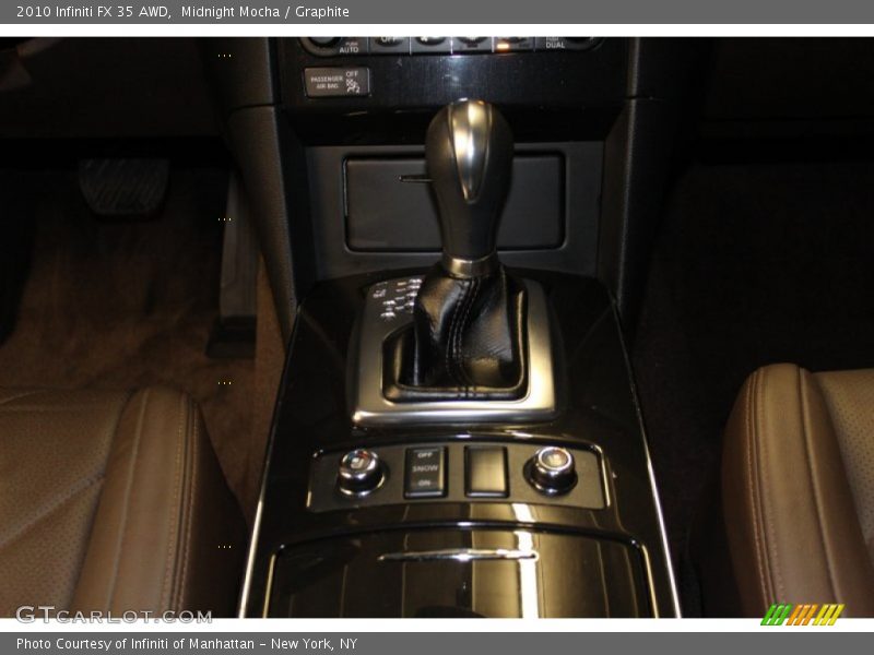 Midnight Mocha / Graphite 2010 Infiniti FX 35 AWD