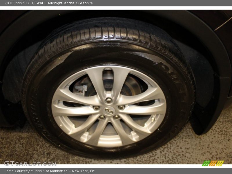 Midnight Mocha / Graphite 2010 Infiniti FX 35 AWD