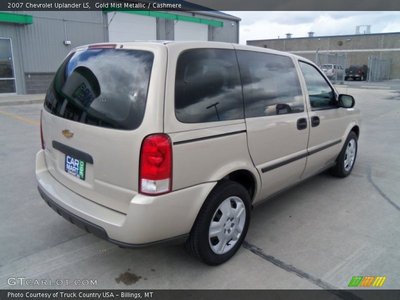 Gold Mist Metallic / Cashmere 2007 Chevrolet Uplander LS