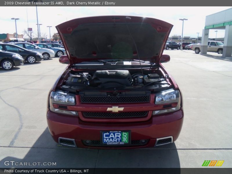 Dark Cherry Metallic / Ebony 2009 Chevrolet TrailBlazer SS AWD